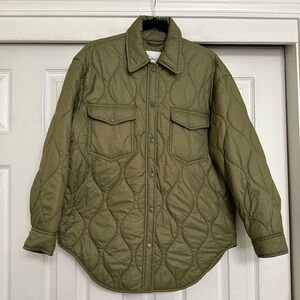 Aritzia Wilfred Free The Ganna Insulated Shirt Jacket